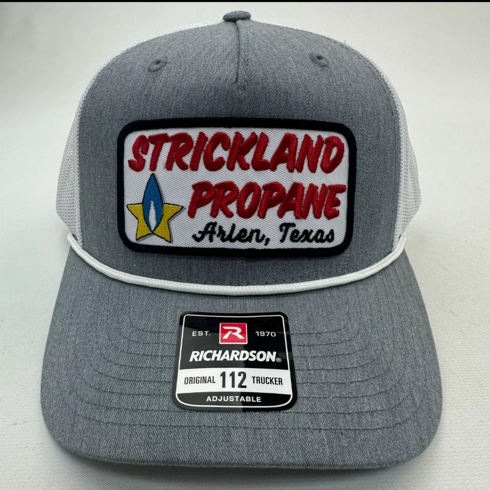 Strickland Propane Embroidered Patch Trucker Richardson 112 Rope Baseball Cap
